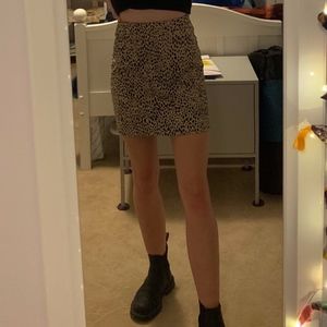 Brandy Melville Cheetah Mini Skirt
